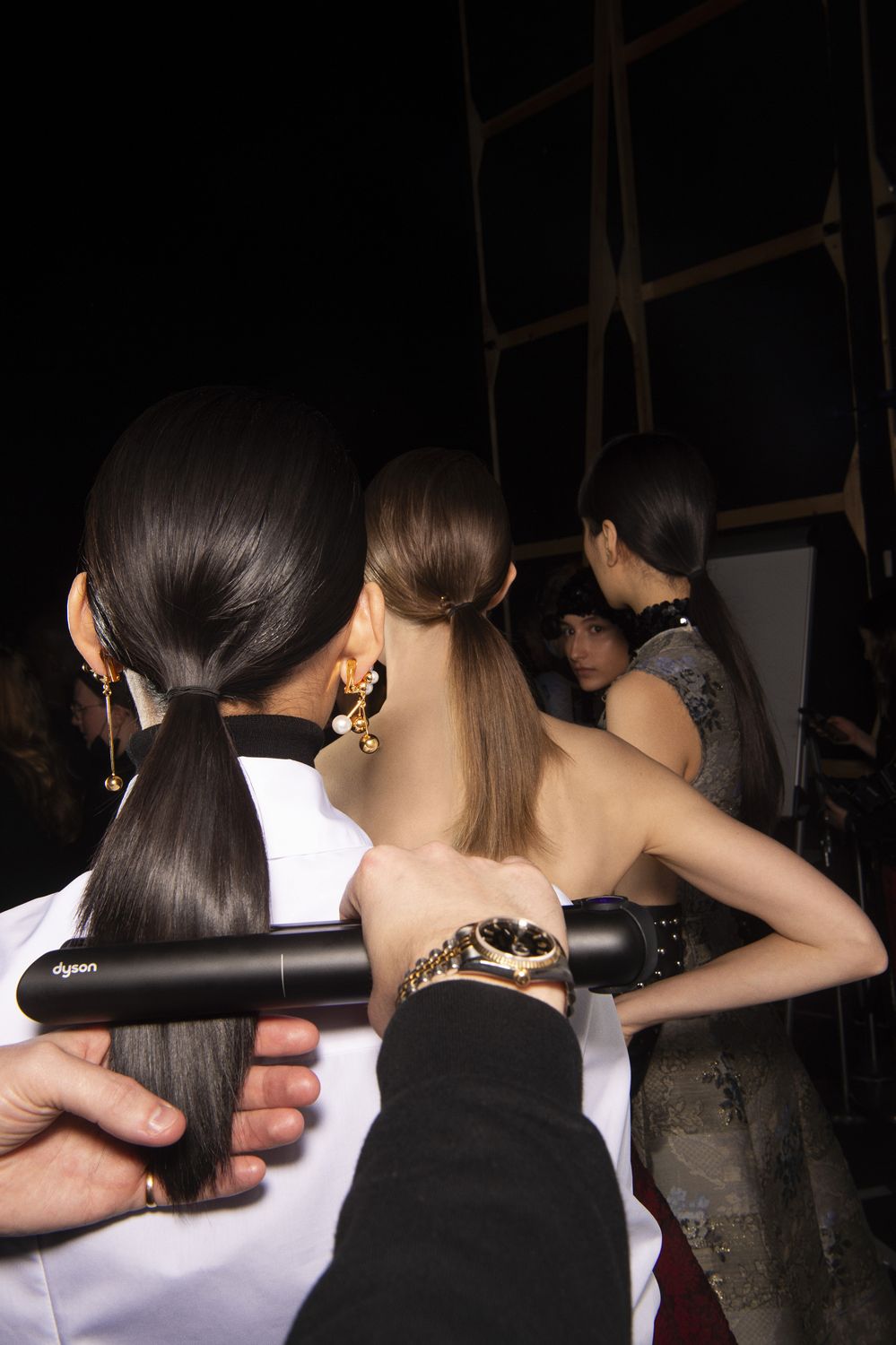 Models at Fashion Week